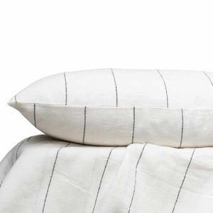 Standard Pillowcase Set - Carter White/Slate