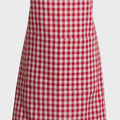 Gingham Check Apron - Red