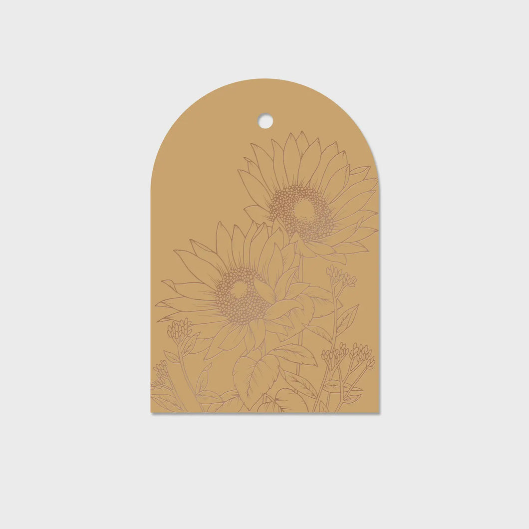 Gift Tag - Sunflower