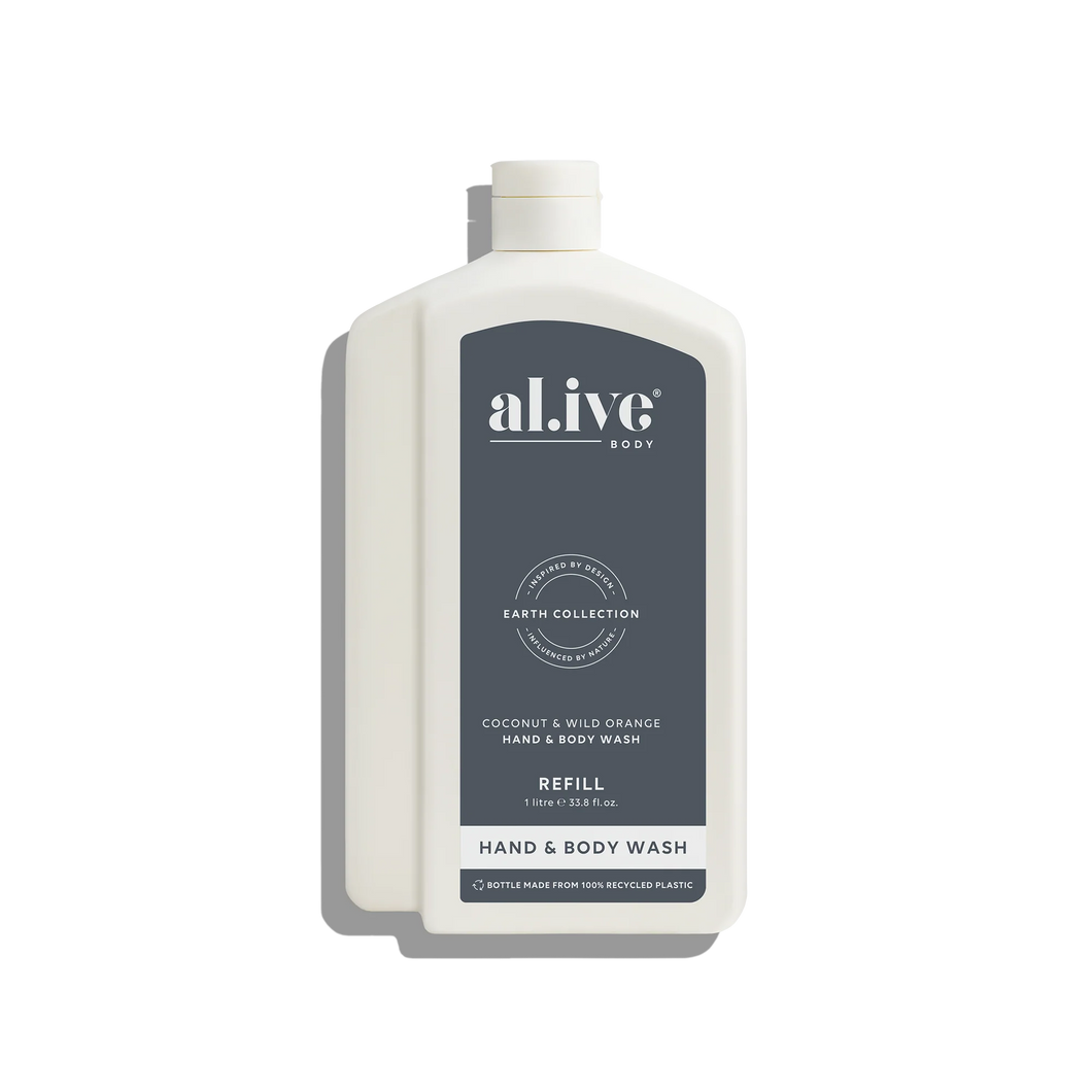 Wash Refill Bottle - Coconut & Wild Orange