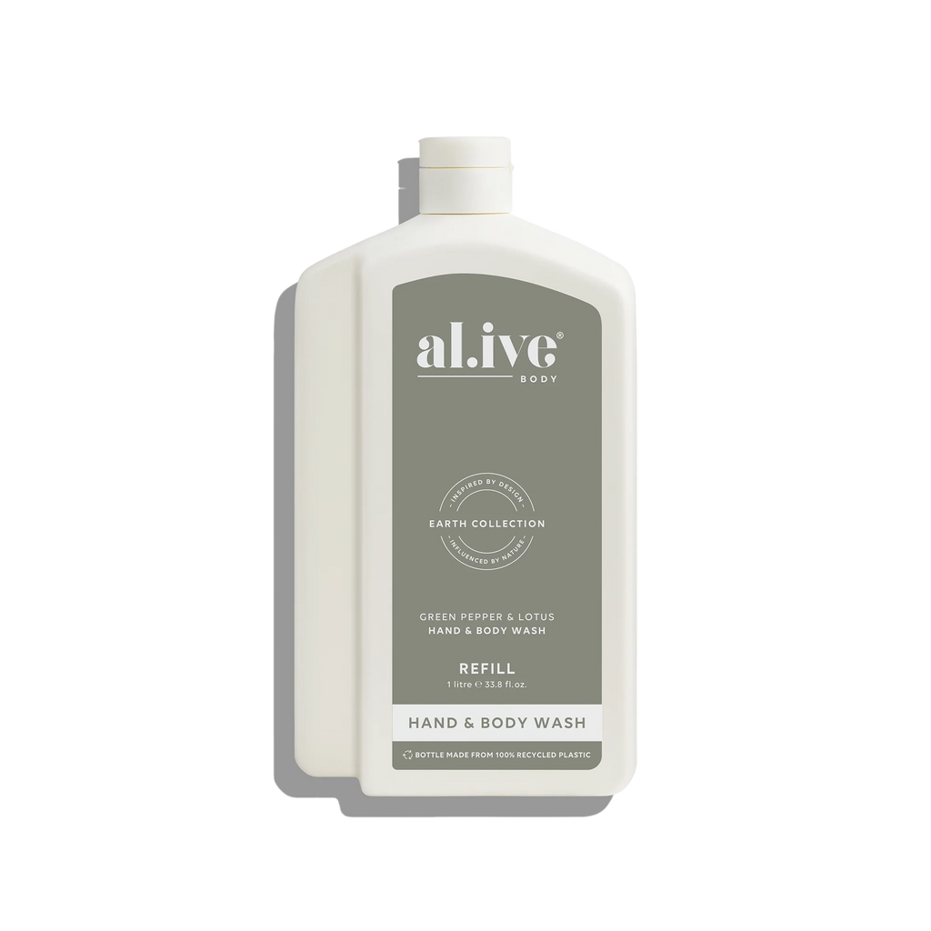 Wash Refill Bottle - Green Pepper & Lotus