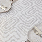 Wander Table Runner - White/Natural