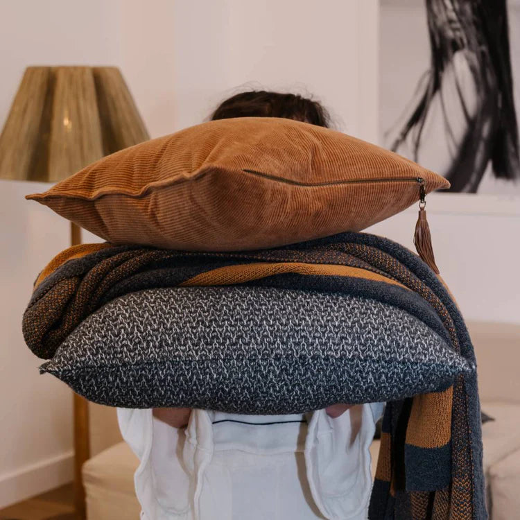 Hudson Corduroy Cushion - Nutmeg