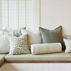 Wander Cushion - White/Pistachio
