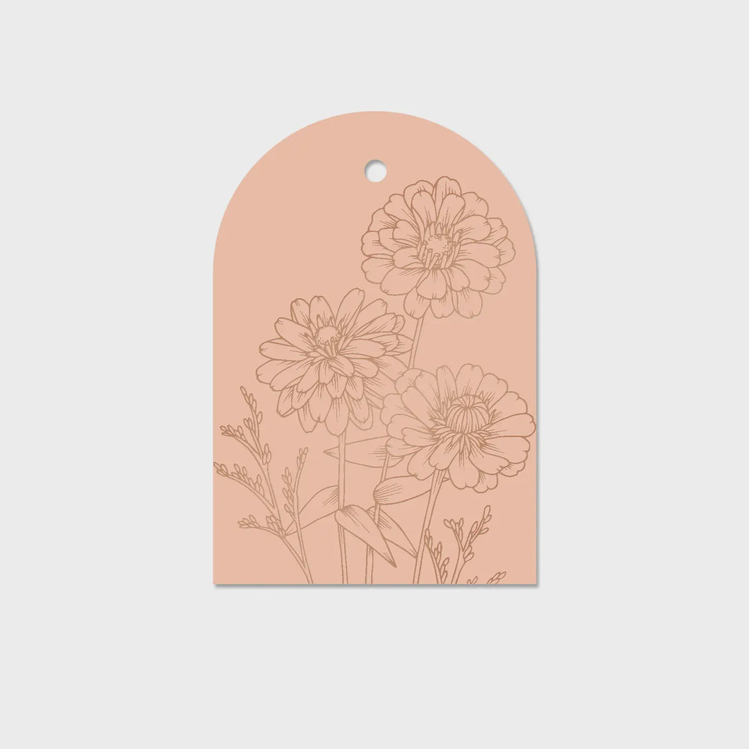 Gift Tag - Zinnia