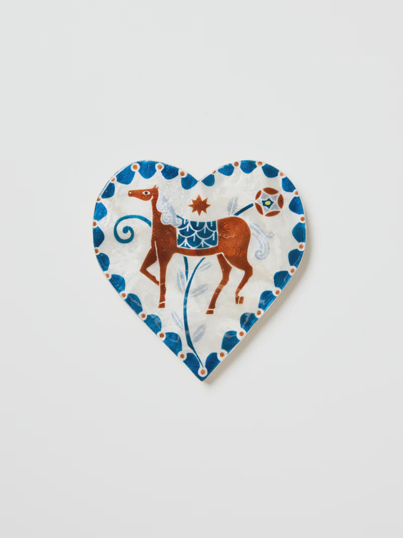 Wall Art - Heart Paloma White Horse