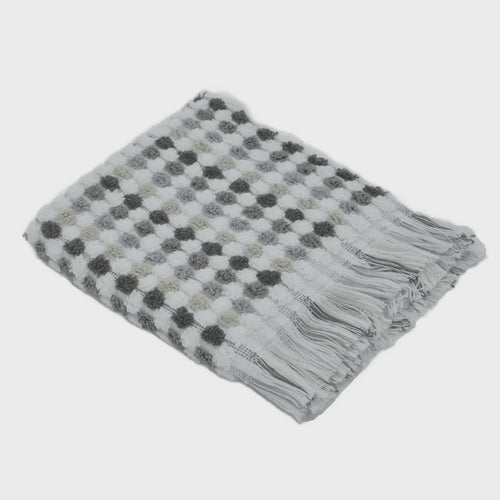 Jenny Mclean Pom Pom Face Towel - Grey