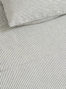 Flat Sheet - Blue Stripes