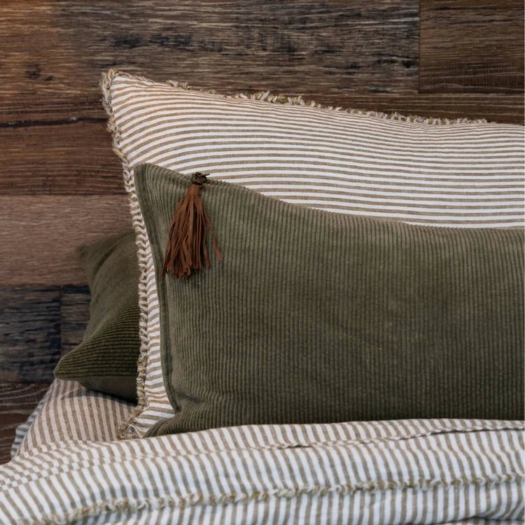 Hudson Corduroy Lumbar - Moss