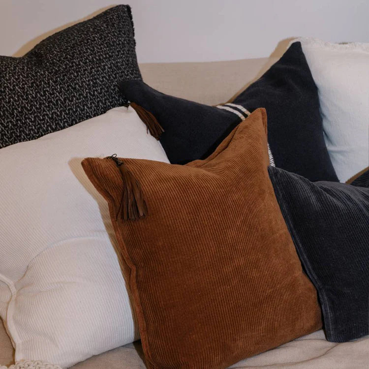 Hudson Corduroy Cushion - Nutmeg