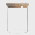 Glass Storage Jar With Cork Lid - 750ml