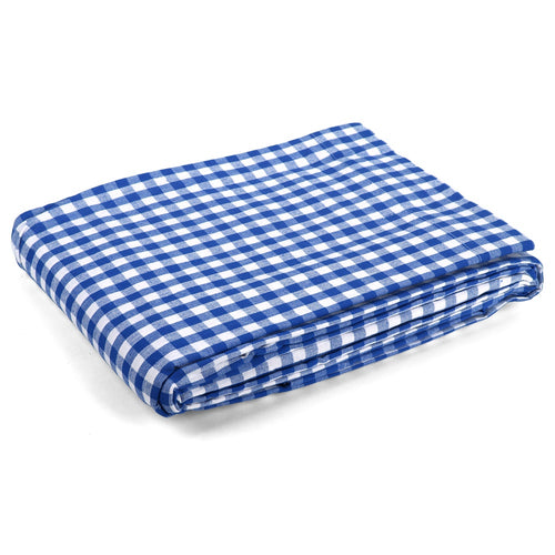 Gingham Check Tablecloth - Blue
