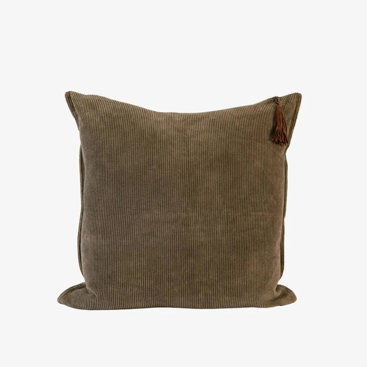 Hudson Corduroy Cushion - Moss