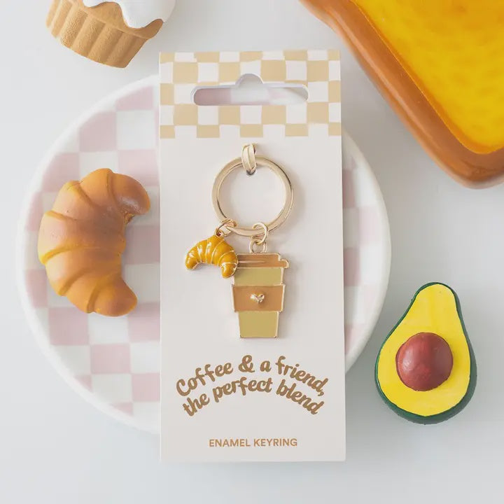 Keyring - Coffee & A Friend