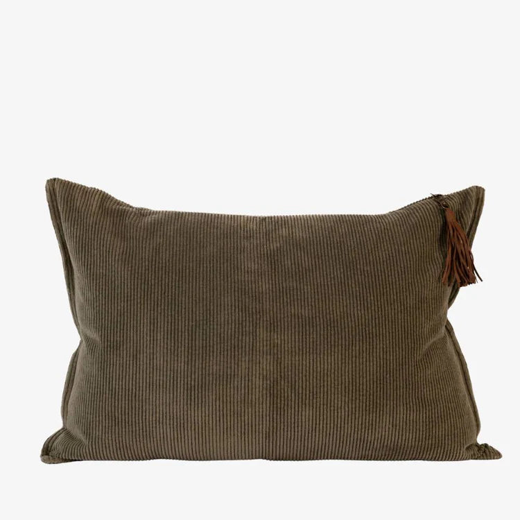 Hudson Corduroy Cushion - Moss