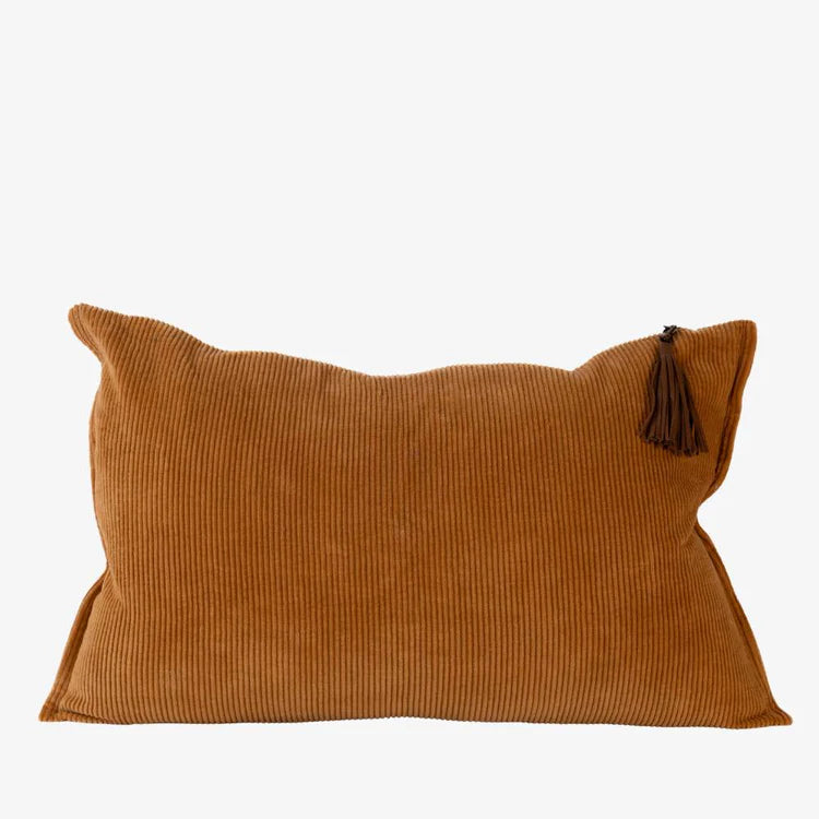 Hudson Corduroy Cushion - Mustard