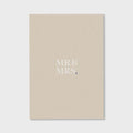 Card - Mr & Mrs (Cardboard)