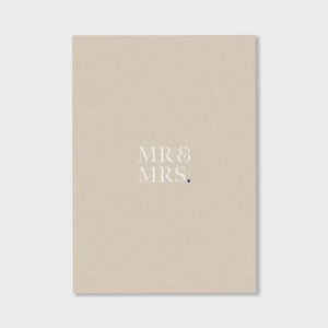 Card - Mr & Mrs (Cardboard)