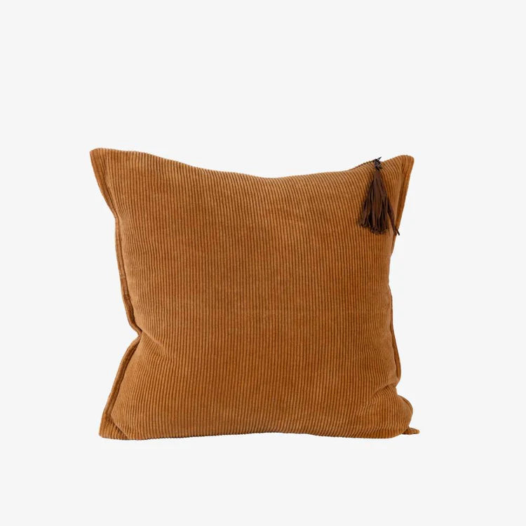 Hudson Corduroy Cushion - Mustard
