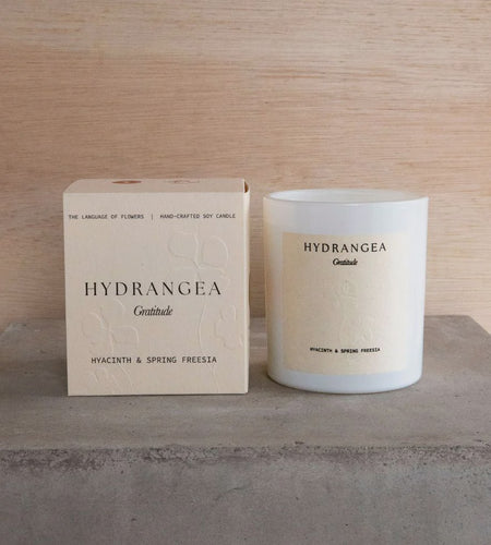 Hydrangea Candle
