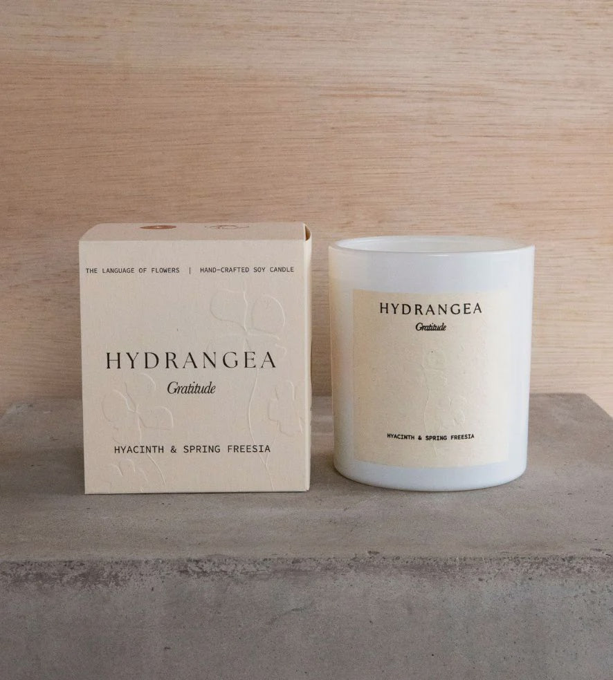 Hydrangea Candle