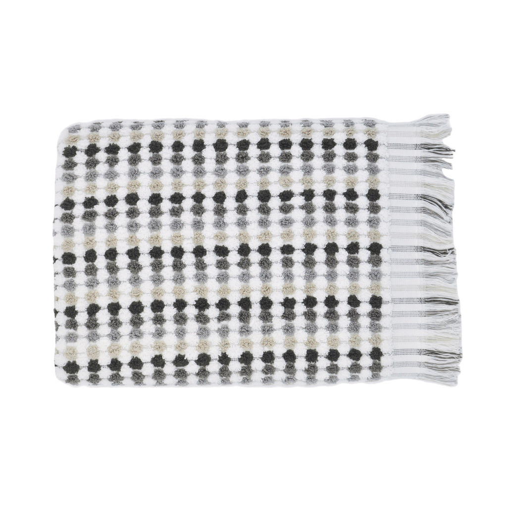 Jenny Mclean Pom Pom Hand Towel - Grey