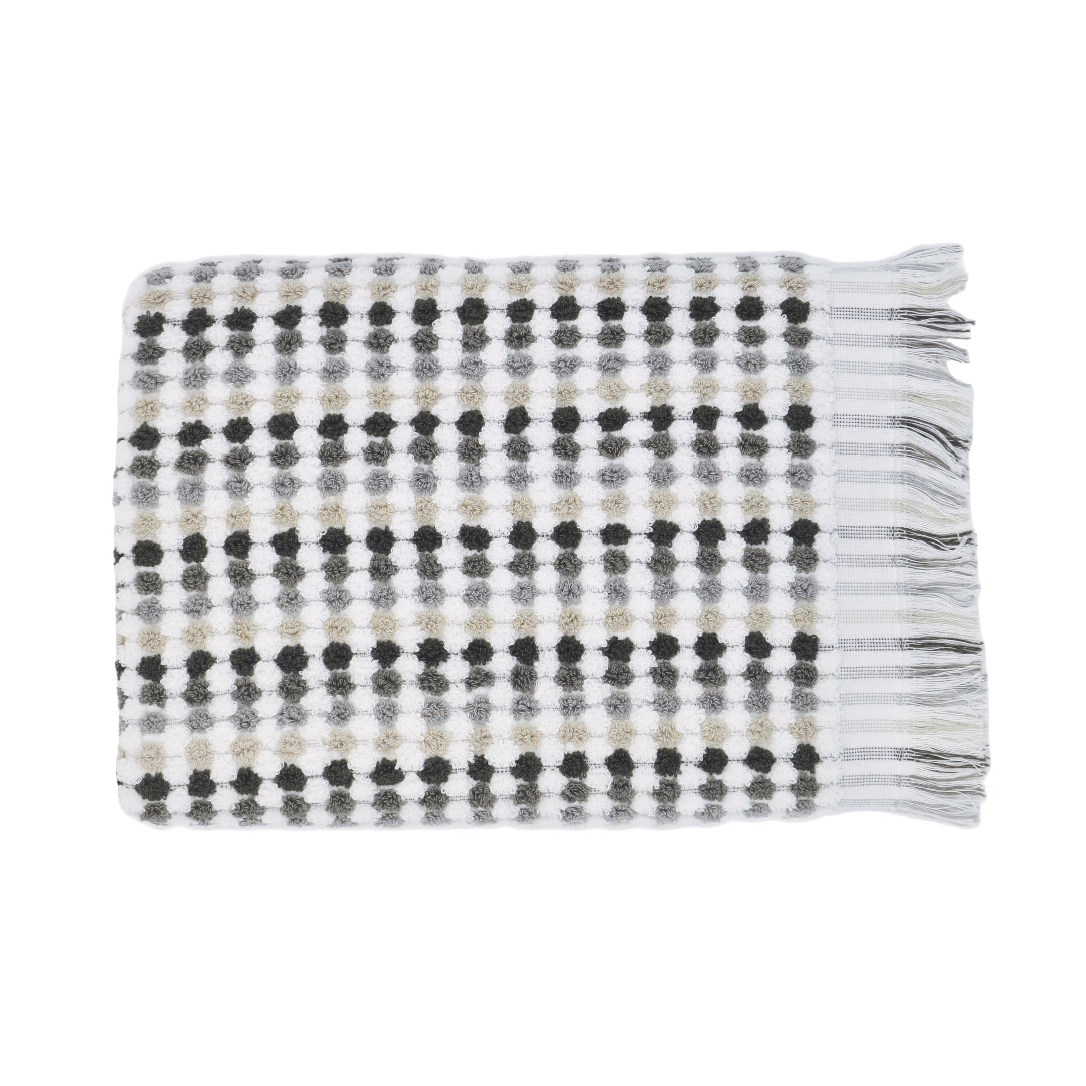 Jenny Mclean Pom Pom Hand Towel - Grey