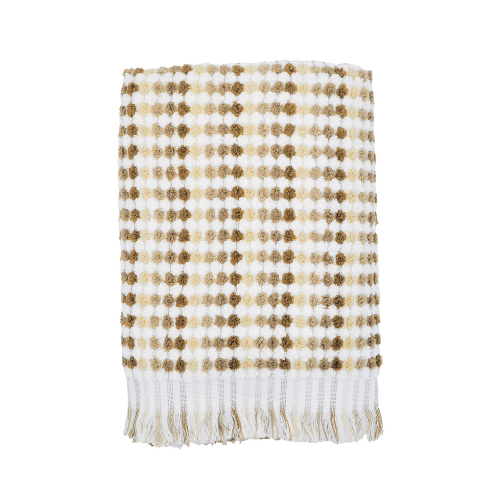 Jenny Mclean Pom Pom Bath Towel - Natural