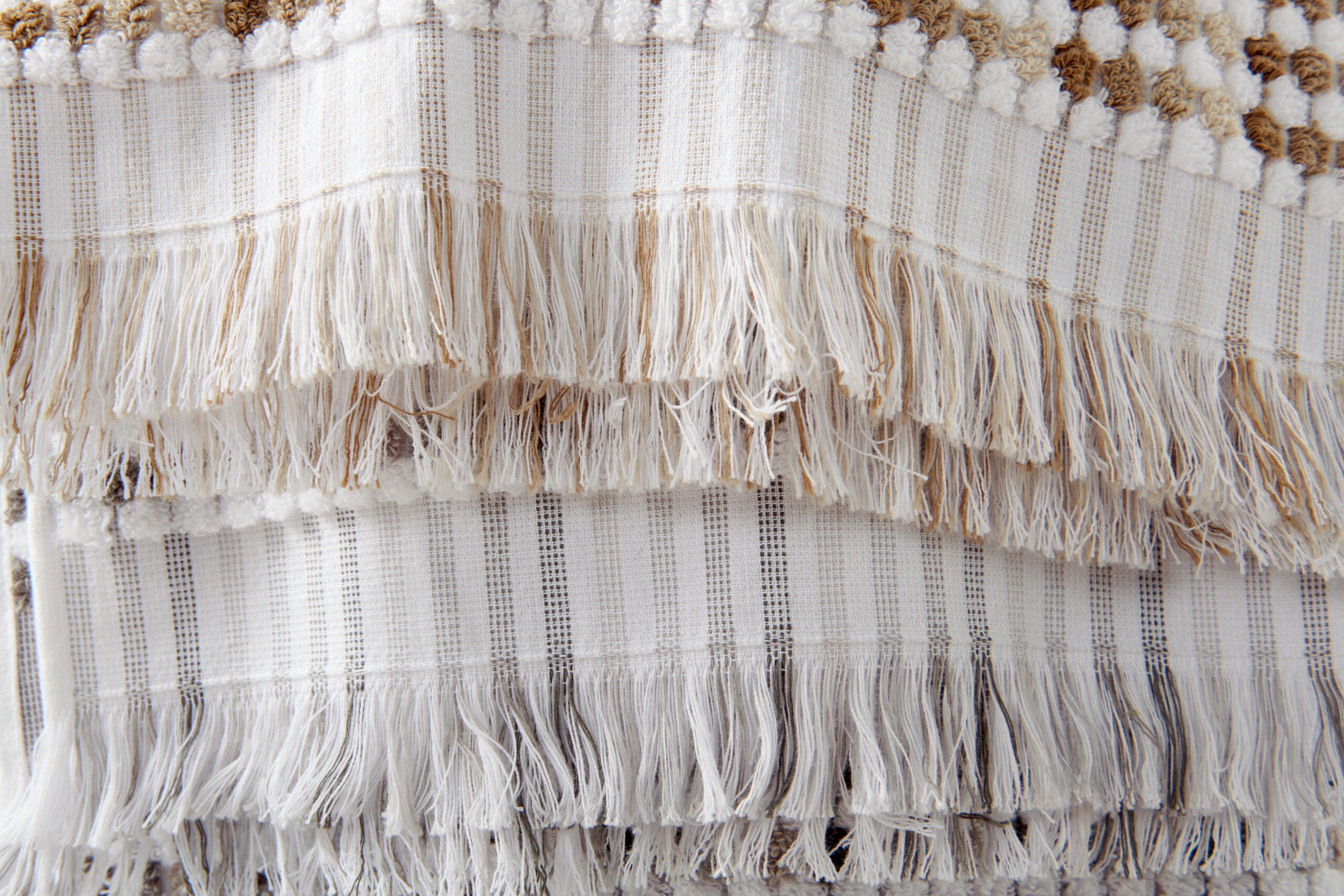 Jenny Mclean Pom Pom Bath Towel - Natural