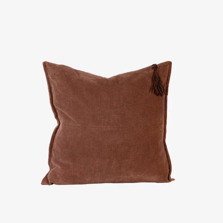 Hudson Corduroy Cushion - Clay