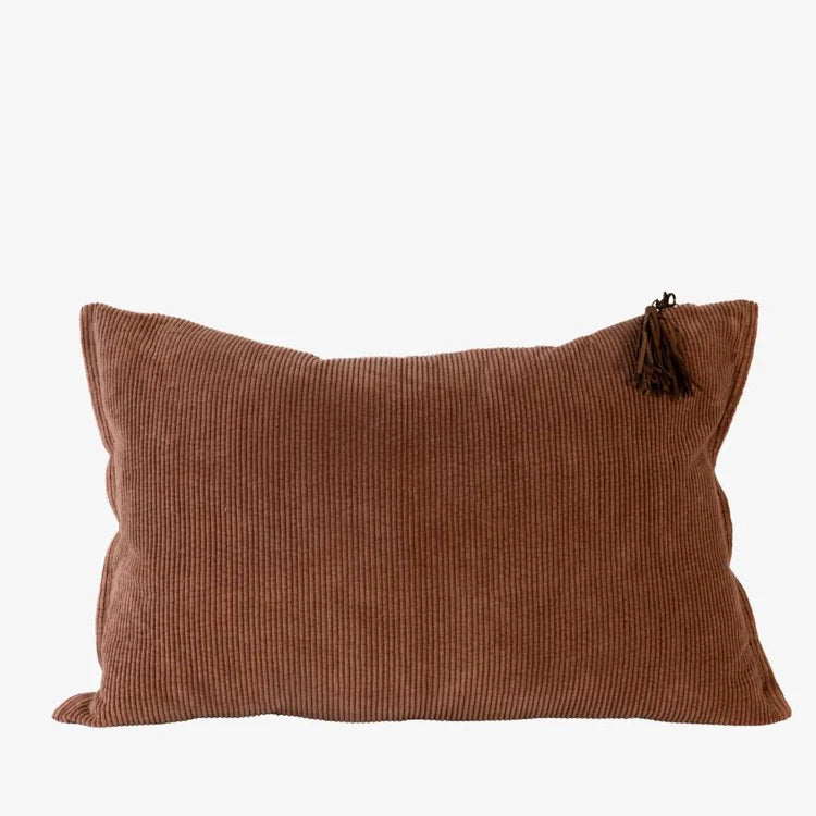 Hudson Corduroy Cushion - Clay