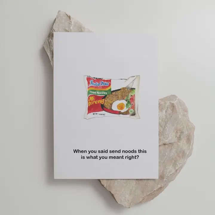 Card - Mi Goreng 'Send Noods'