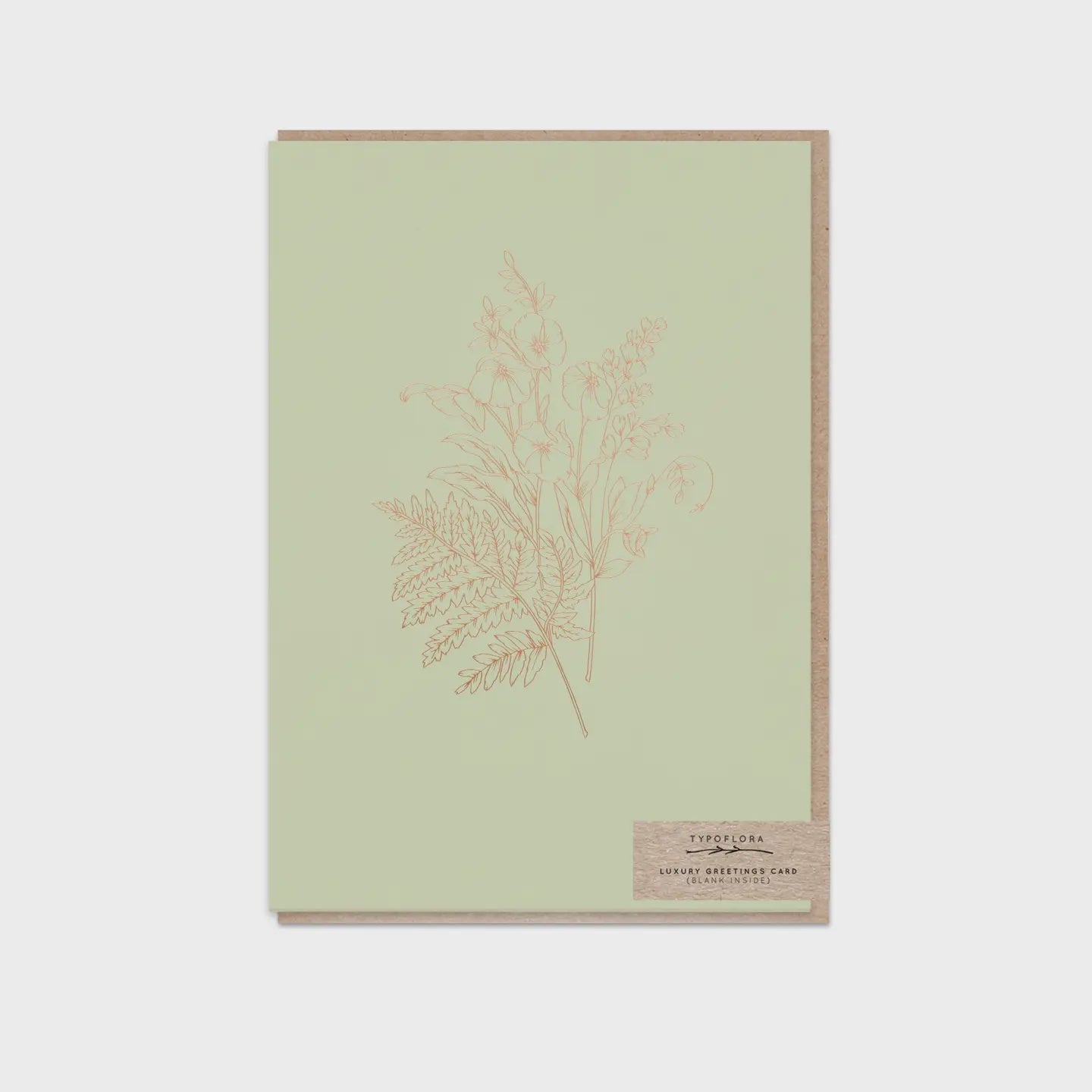 Card - Sage Hellebores