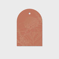 Gift Tag - Rust Waratah