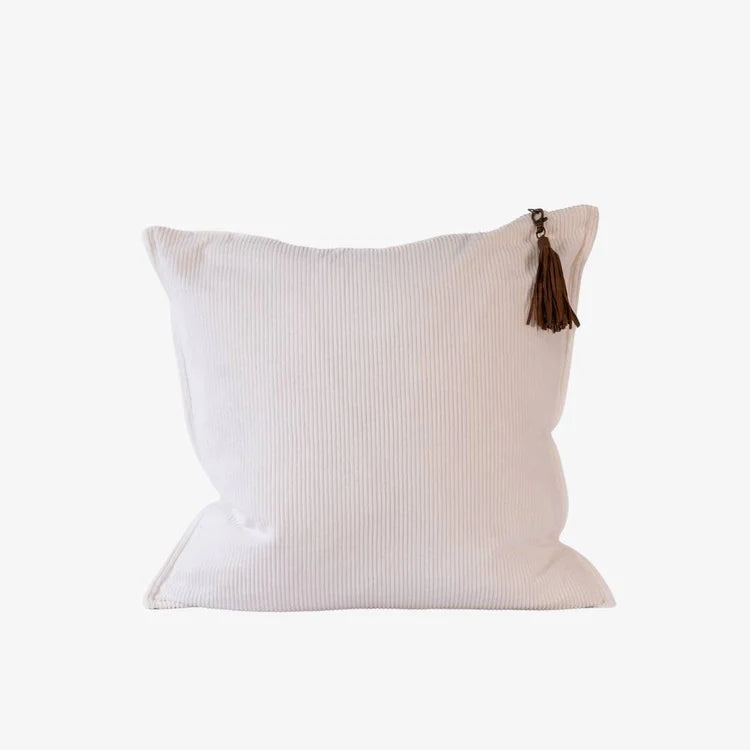 Hudson Corduroy Cushion - White