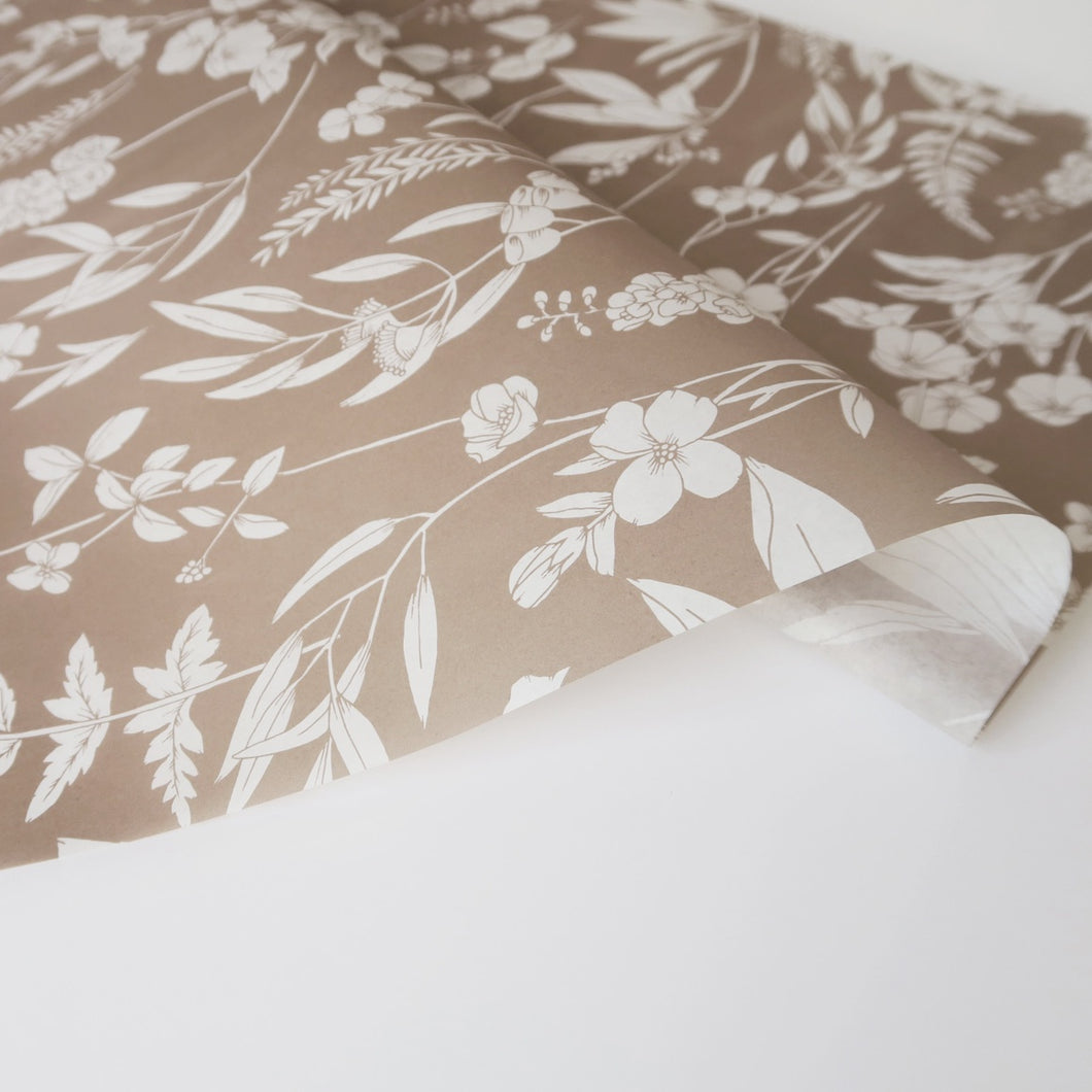 Tissue Paper - Botanical Mocha