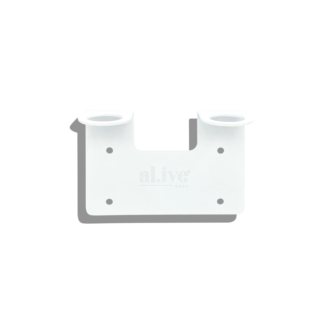 White Double Wall Holder
