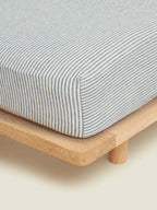 Fitted Sheet - Blue Stripes