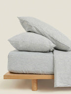 Fitted Sheet - Blue Stripes