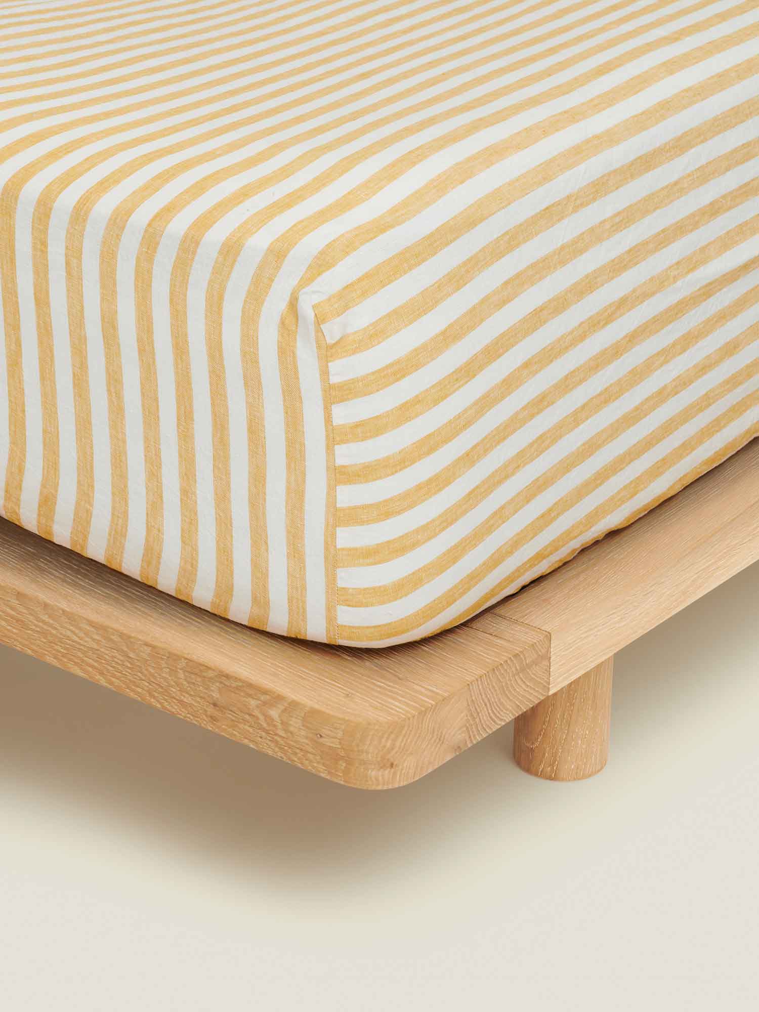Fitted Sheet - Yellow Stripes