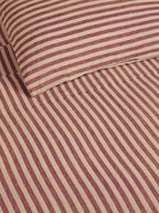 Flat Sheet - Berry Stripes