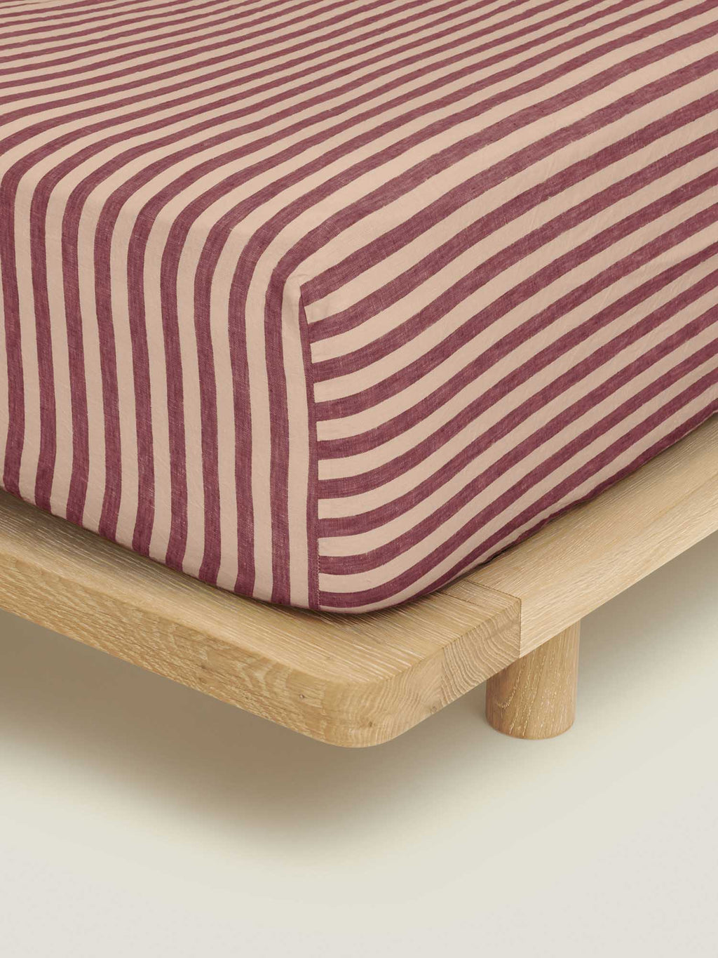 Fitted Sheet - Berry Stripes