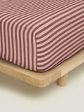 Fitted Sheet - Berry Stripes