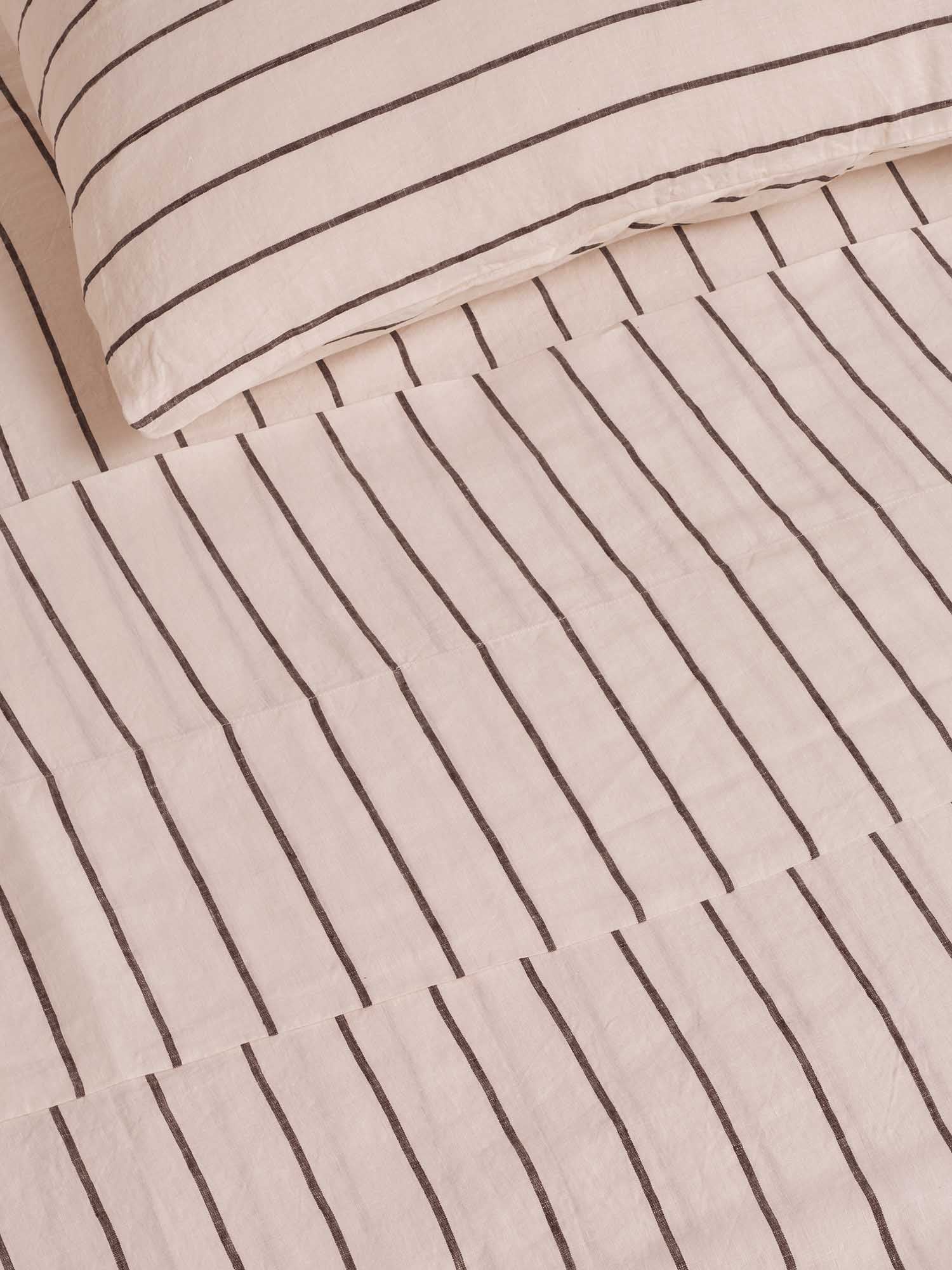 Duvet Cover - Coco Blush Stripes