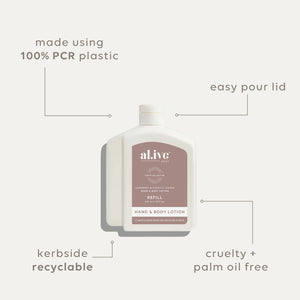 Lotion Refill Bottle - Raspberry Blossum & Juniper
