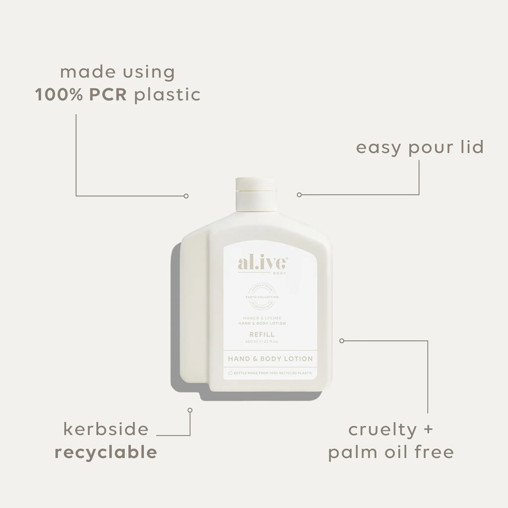 Lotion Refill Bottle - Mango & Lychee