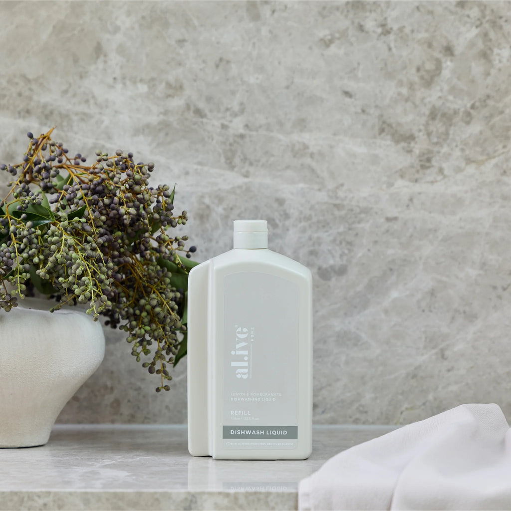 Dish Wash Refill Bottle - Lemon & Pomegranate