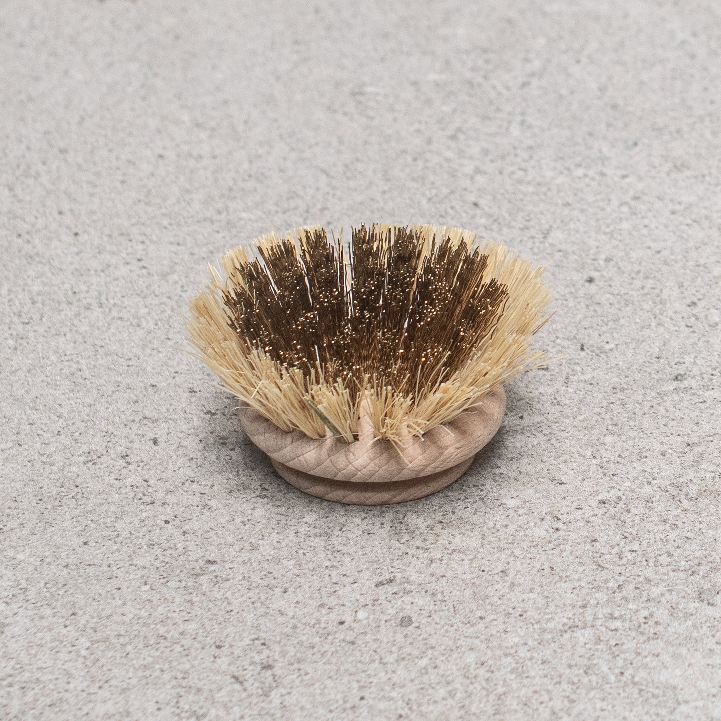 Dish Head - Fibre & Brass