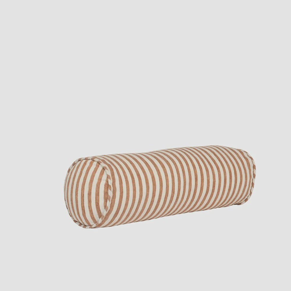 Drift Bolster - White/Nutmeg