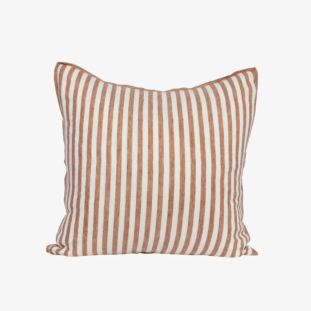 Drift Cushion - White/Nutmeg